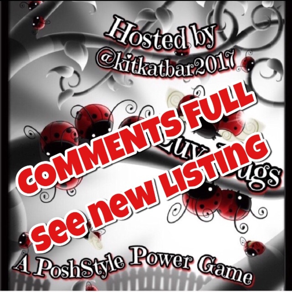LIKE NEW LISTING!! ❤️🐞🤗COMMENTS FULL!!❤️🐞🤗